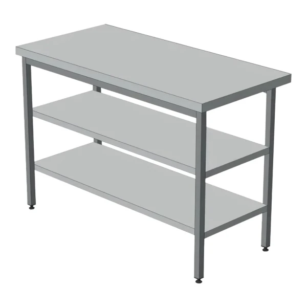 Стіл з 2 полицями 1800х600х850 image