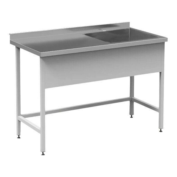 Стіл з ванною правою з бортом 1100х700х850 image