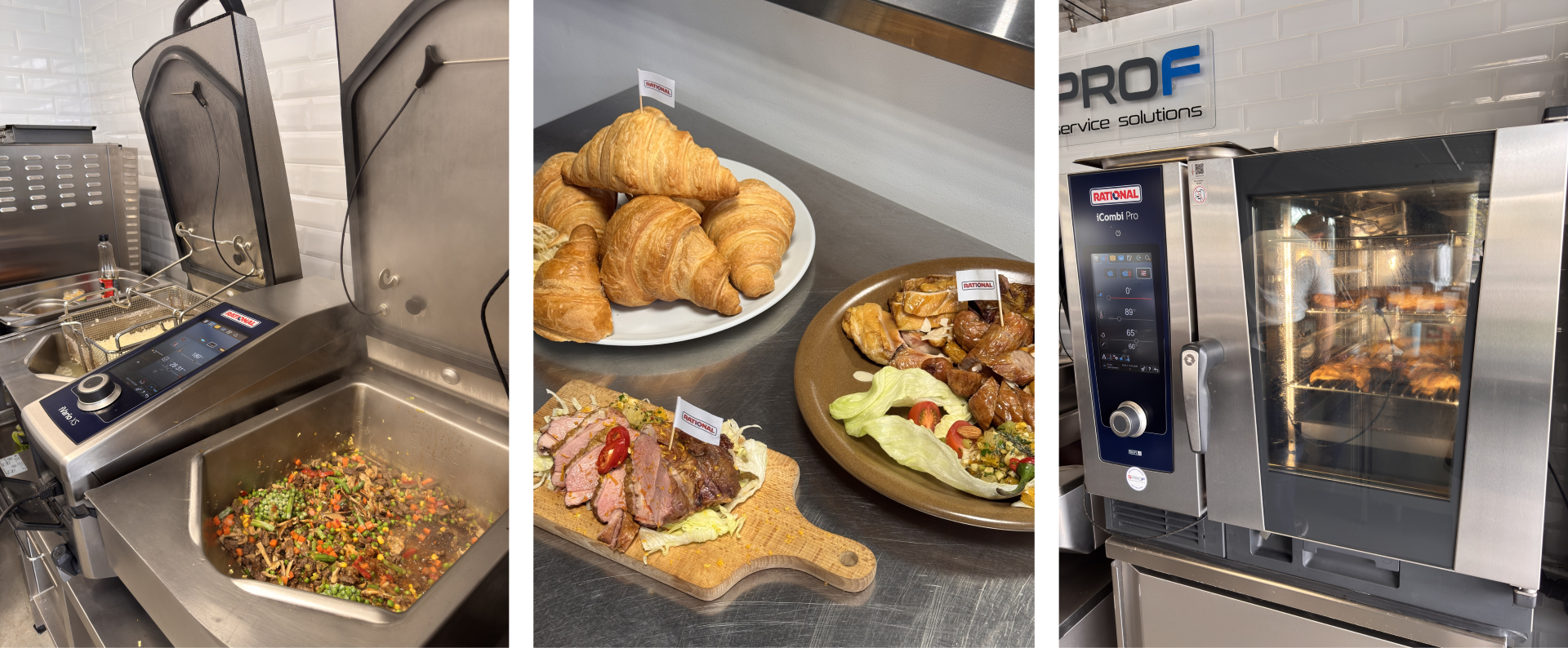 Rational iCombi pro в роботі. Rational iVario 2xs